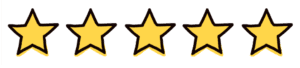 Picture of five yellow stars