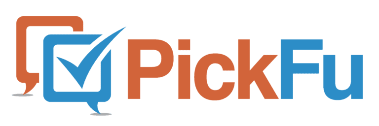 Pickfu logo on a green background, showcasing its Amazon marketplace expertise.