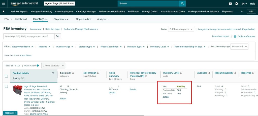 6 Amazon Seller Central Updates To Make The Most Of 1 Amazon Seller Central Updates Minimum Inventory Level