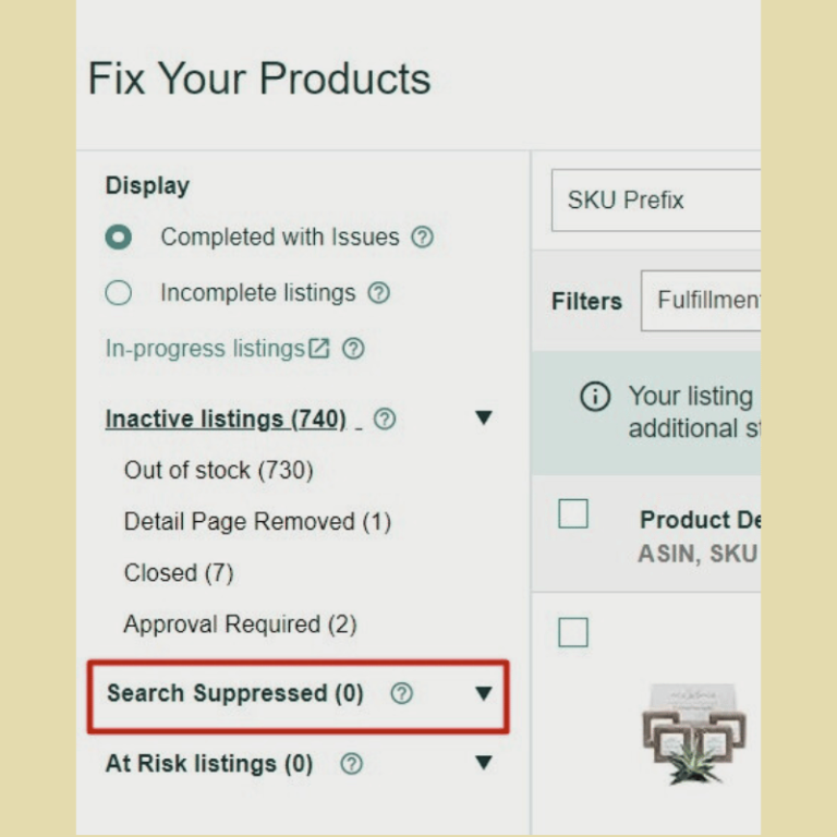 Troubleshooting Suppressed Yanked Listings on Amazon 4 3