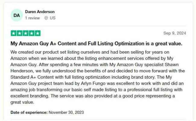 Amazon Agency vs Million Dollar Sellers: Why You're a Fool If You Think You Can Do It Alone 6 My Amazon Guy Testimonial
