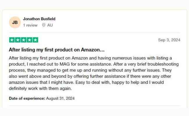 Amazon Agency vs Million Dollar Sellers: Why You're a Fool If You Think You Can Do It Alone 5 My Amazon Guy Testimonial