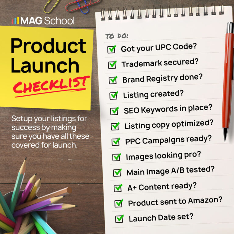 Launching on Amazon? Debut Smarter, Not Harder with Our Course 6 Launching on Amazon Product Launch Checklist