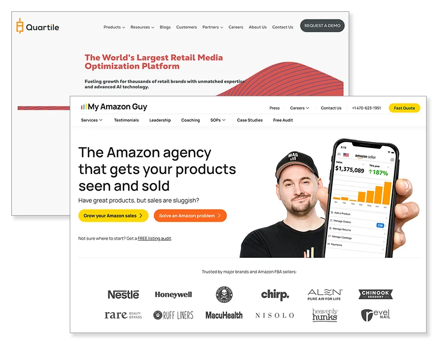 Quartile vs Amazon Agency v2 1 Quartile vs Amazon Agency Amazon Advertising PPC Management
