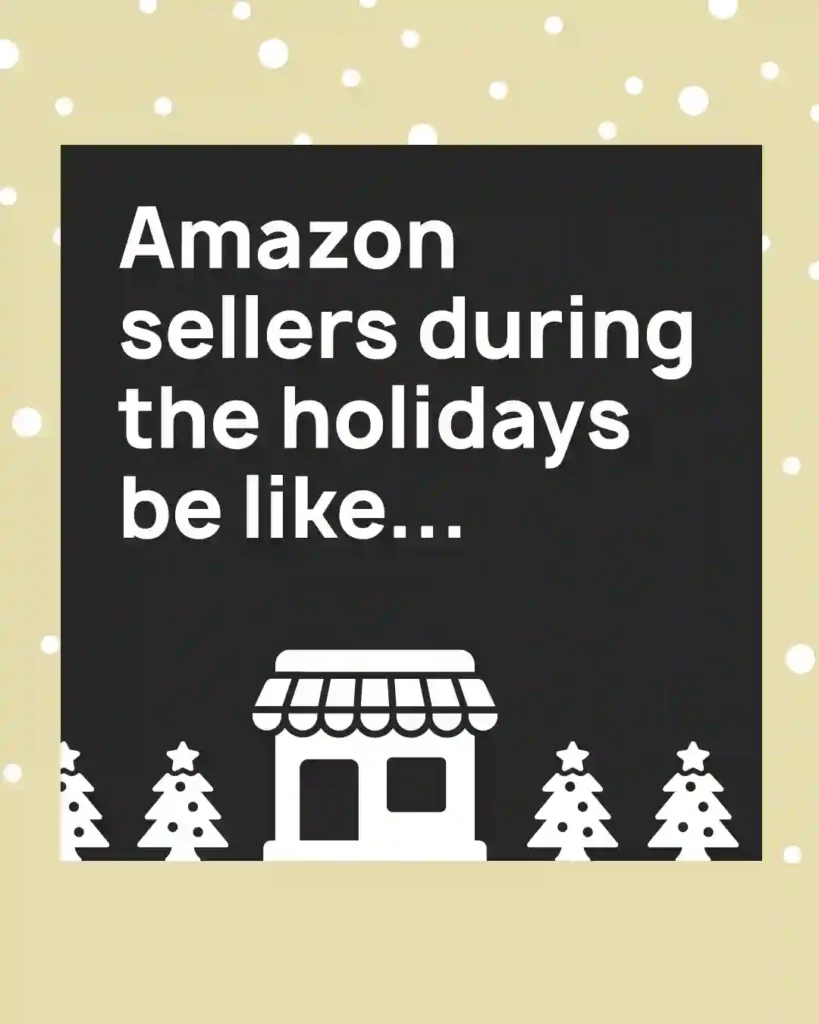 Amazon sellers during the holidays be like 1 copy