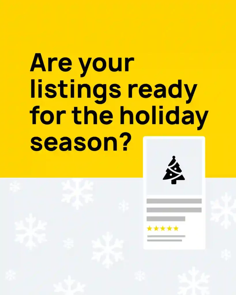Are your listings ready for the holiday season 1 copy