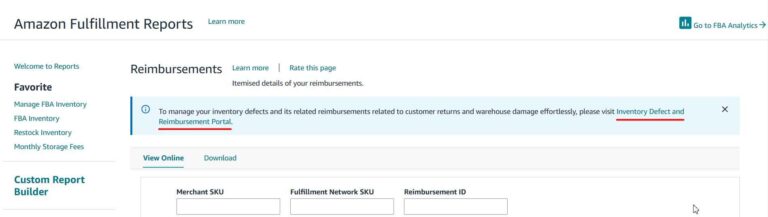 Amazon Launched New Inventory Defect and Reimbursement Portal: 6 Actionable Insights for Amazon Sellers 5 Amazon Launched New Inventory Defect and Reimbursement Portal Access 2a