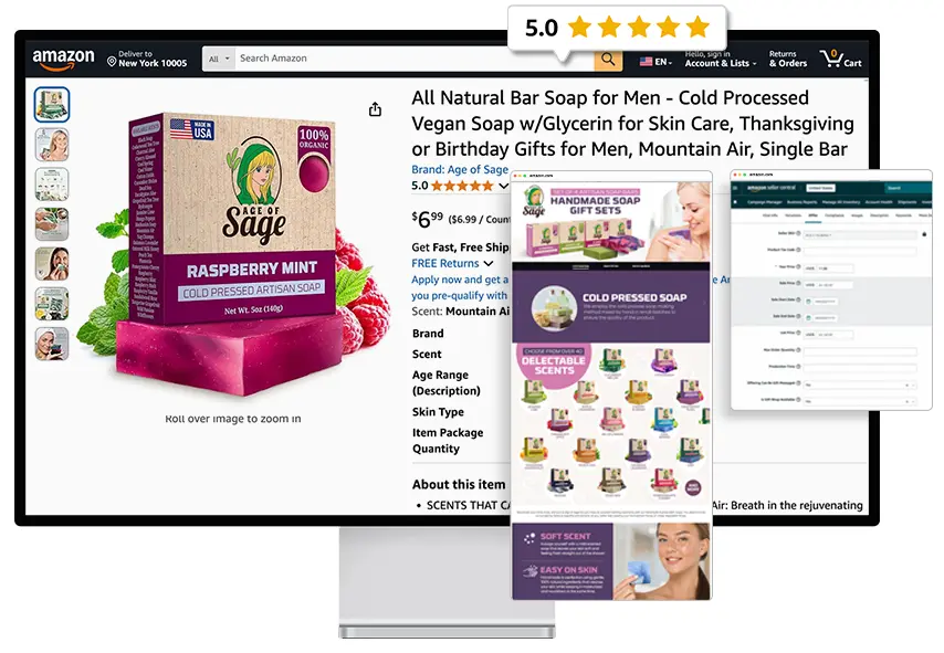 Full listing optimization v2 1 Full Amazon listing optimization SEO design