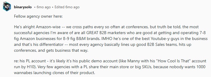 My Amazon Guy vs Canopy MAG fan support on Reddit 2