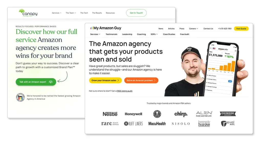My Amazon Guy vs Canopy Management