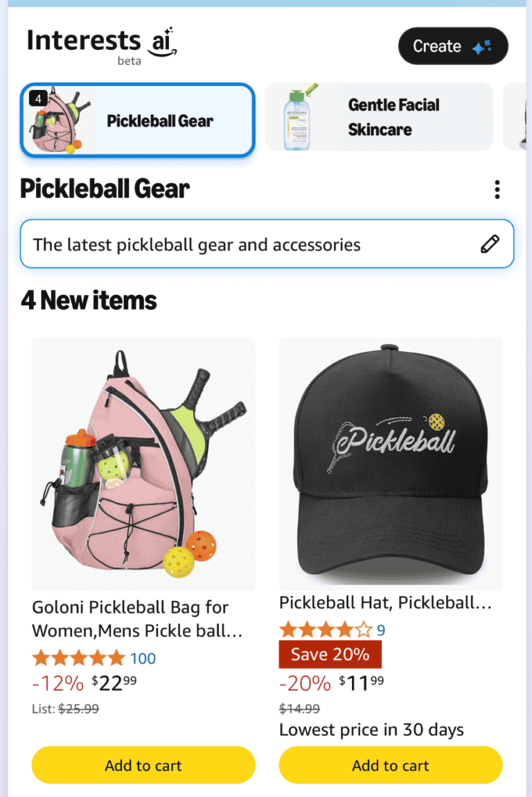 Personalized Shopping on Amazon: AI Tools Redefine Browsing and Buying 3 Amazon Interests step 2