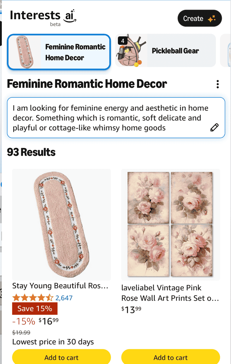 Personalized Shopping on Amazon: AI Tools Redefine Browsing and Buying 4 Amazon Interests step 3