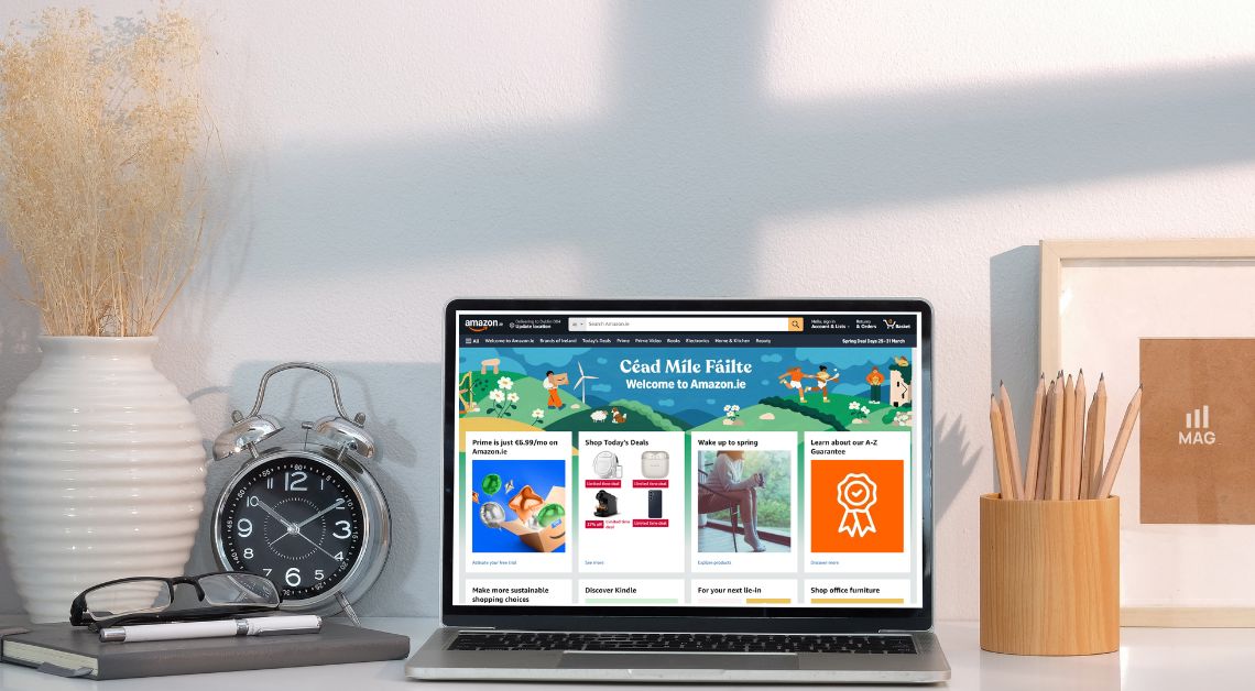 Amazon Ireland for Irish Shoppers: Perks and Challenges 1 Amazon Ireland for Irish Shoppers shopping on amazon