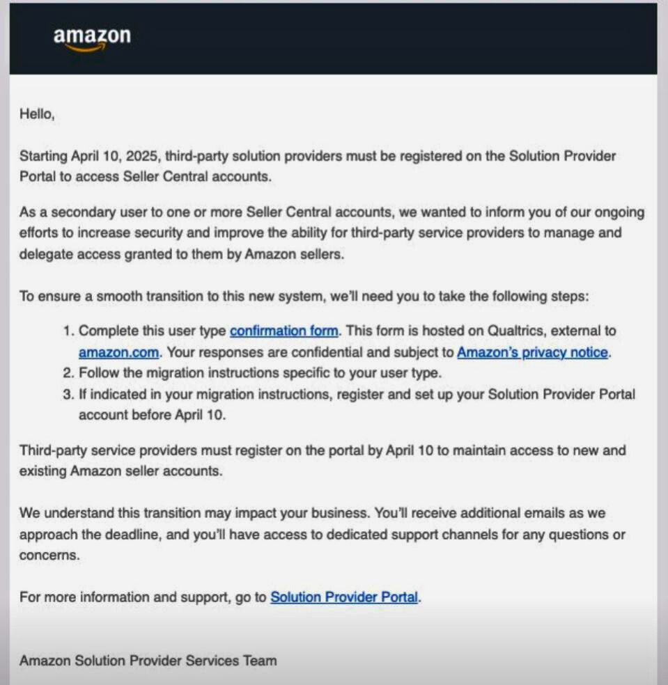 Amazon Solution Provider Portal: Changes Impacting Agencies 2 Amazon Service Provider Portal Announcement