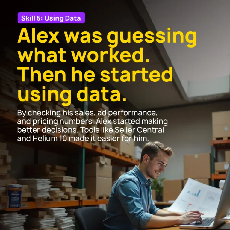 Why Sales Are Down on Amazon? Common Causes and Fixes - Copy 8 Alex uses data for better Amazon decisions