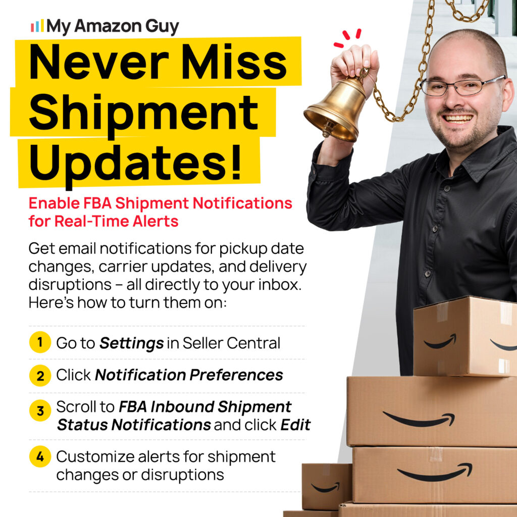 FBA Delivery Delays - Never Miss Shipment Updates