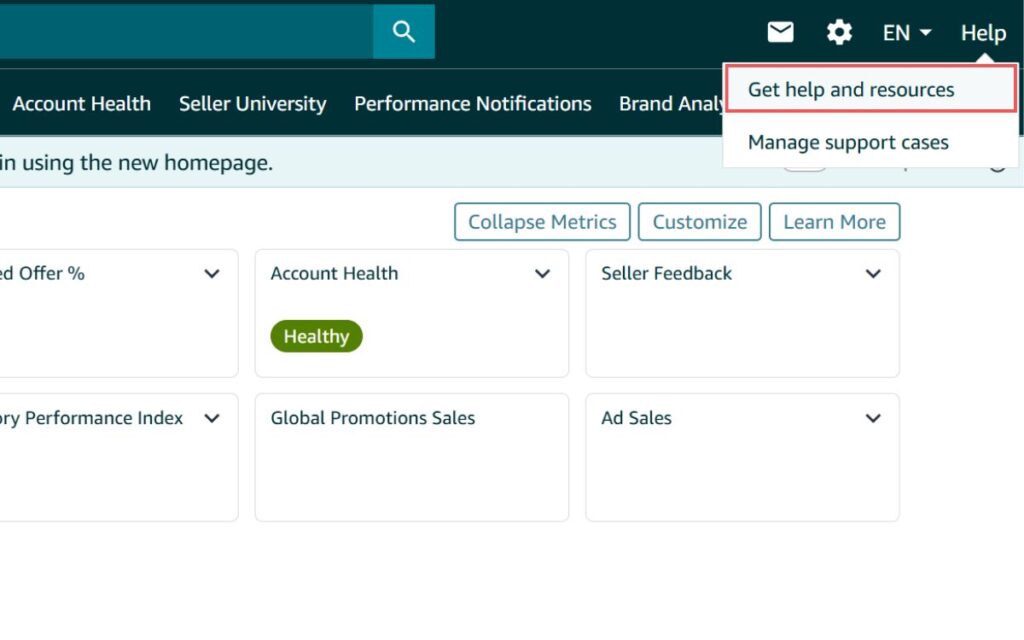 How to Successfully Change UPC Code on Amazon - Submit Seller Support Case Step 1