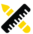 icon design yellow