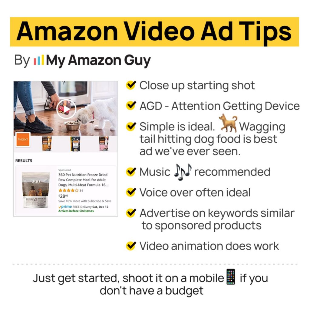 Amazon Marketing Strategy - Amazon Video Ad Tips