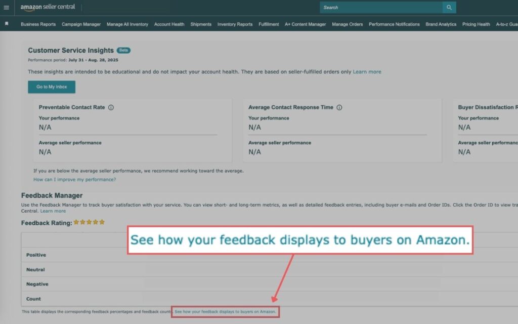 How to Find My Amazon Store Link Click on Hyperlink Text