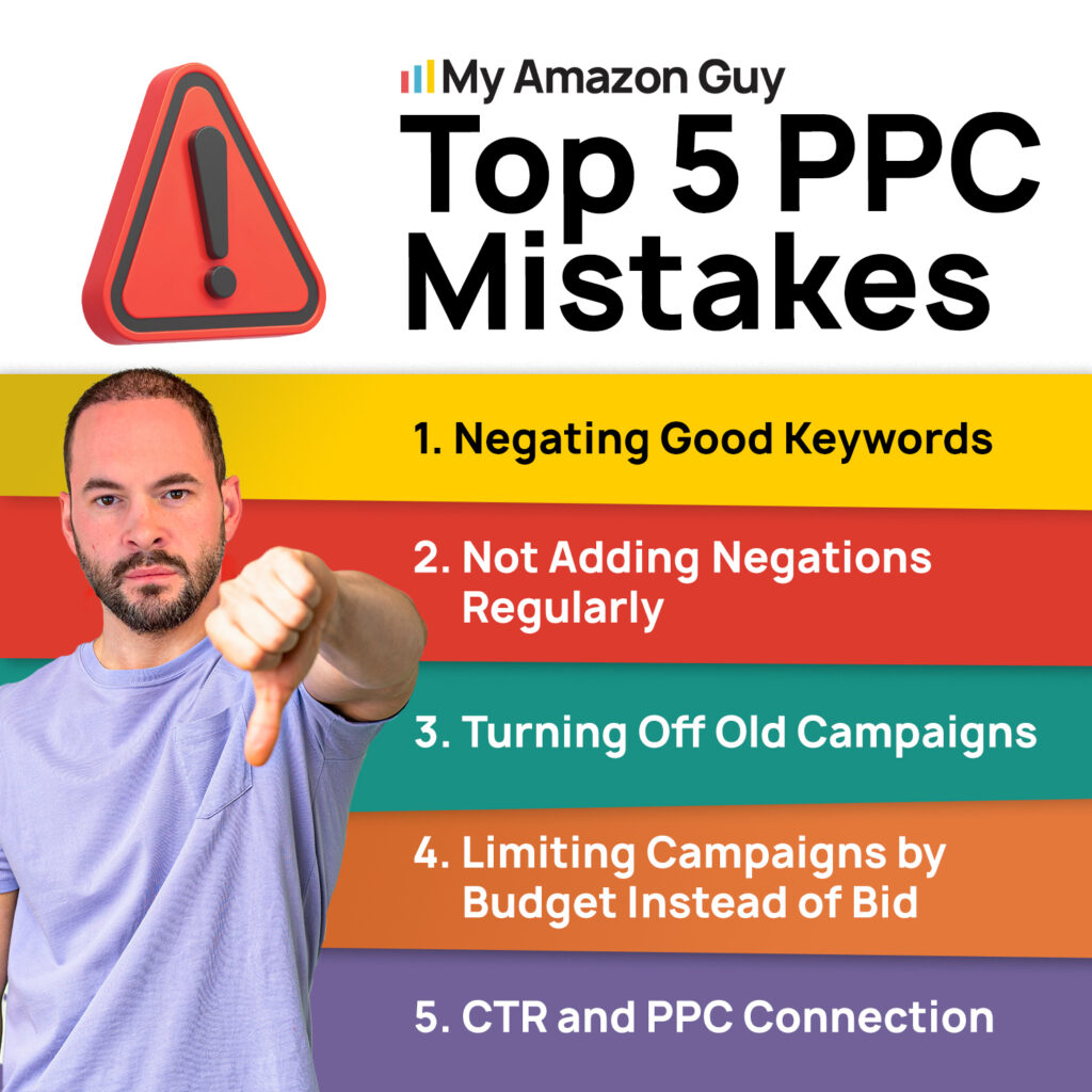 Mistakes in Managing Your Amazon Account Alone - Top 5 PPC Mistakes