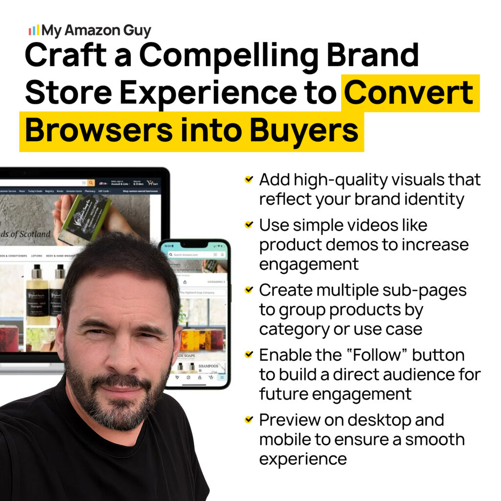 Diversify on Amazon - Craft a Compelling Brand Store Experience to Convert Browsers to Buyers