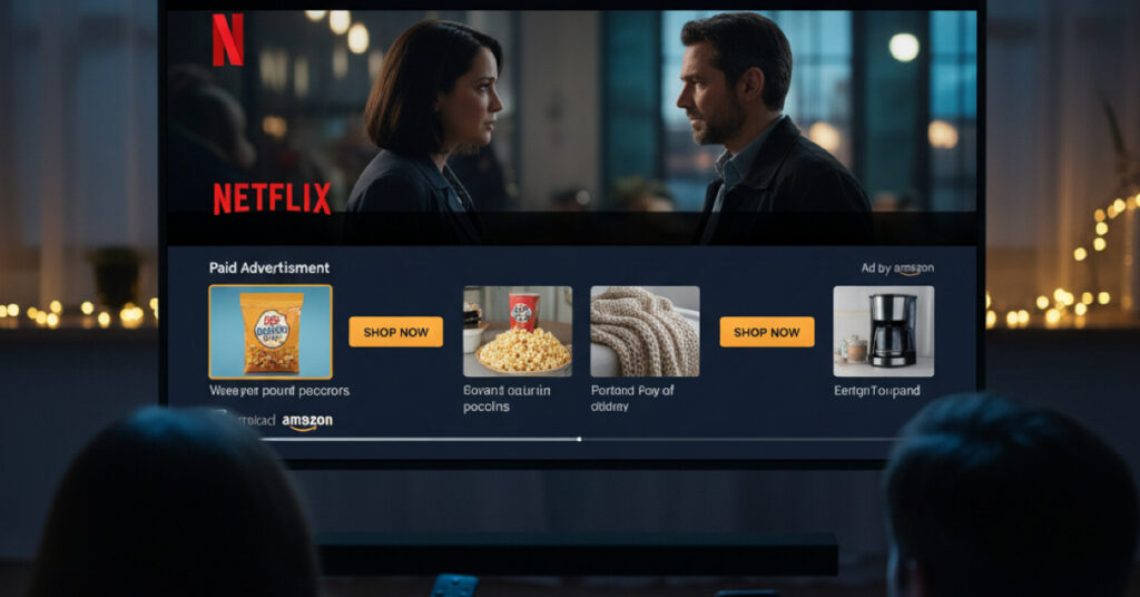 Amazon Advertising Partnership paid Amazon ads on Netflix