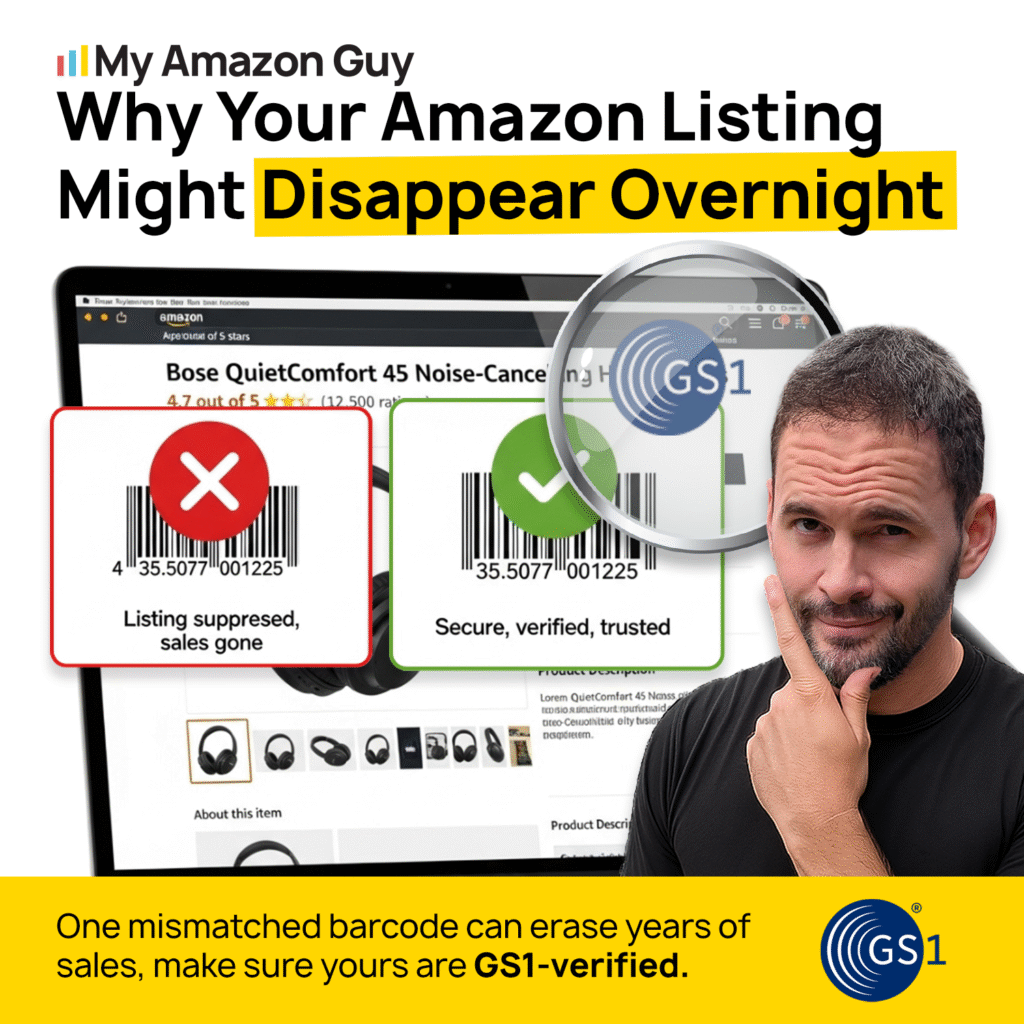 Amazon Error from GS1 Barcode Issues Why Your Amazon Listing Might Disappear Overnight