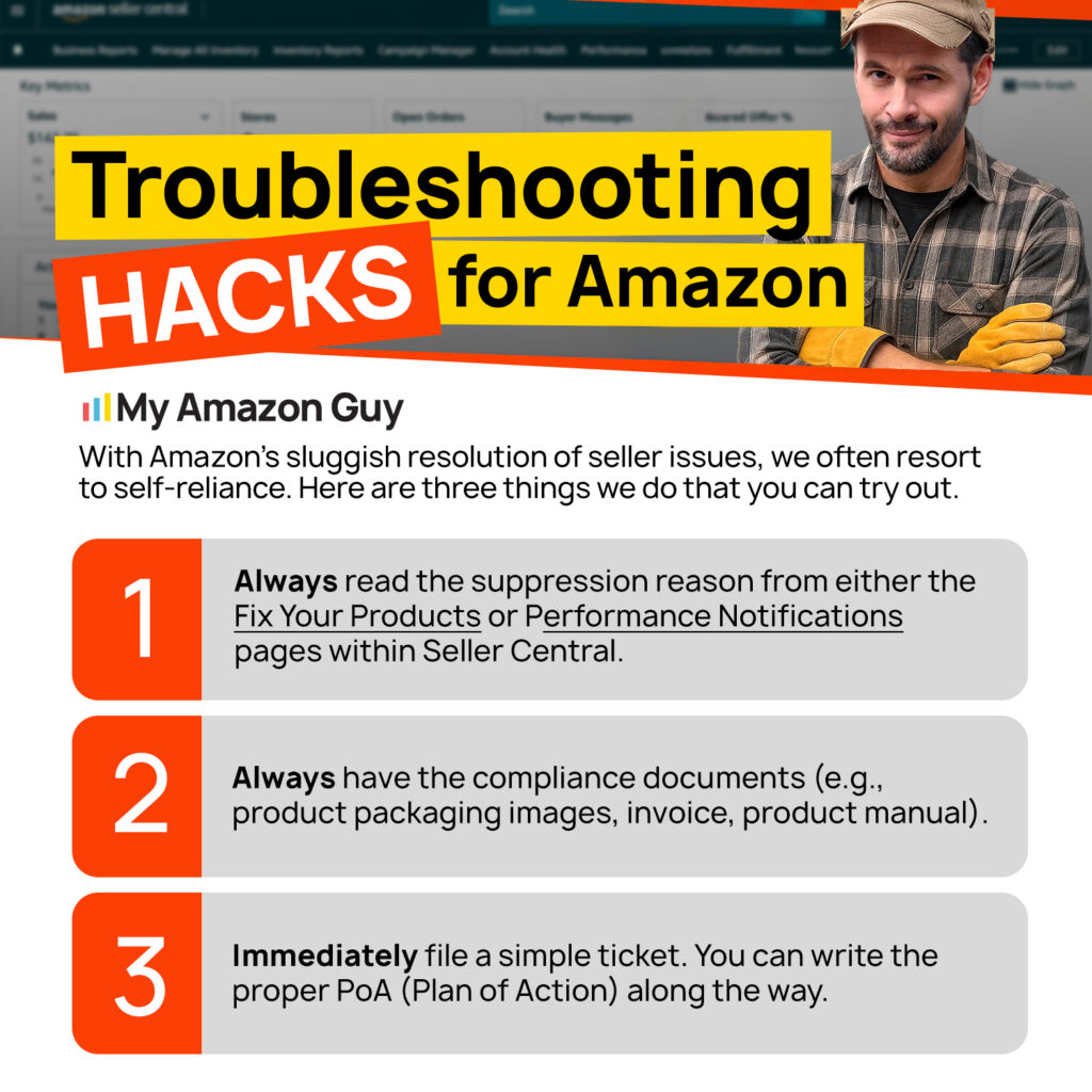 Amazon Product Reinstatement Email Templates: How to Write Winning Appeals 3 Amazon Product Reinstatement Email Template - Troubleshooting Hacks for Amazon