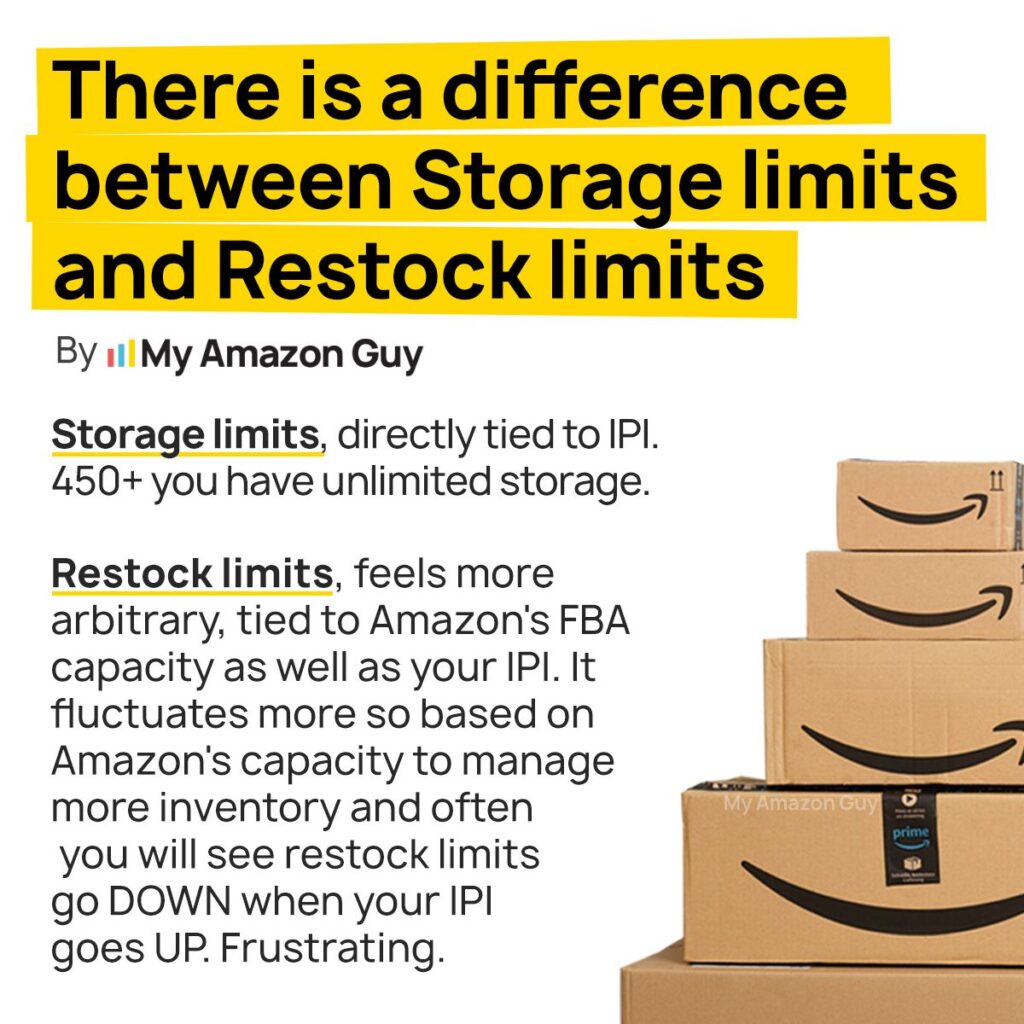 Amazon Delivery Issues - Storage Limits vs Restock Limits
