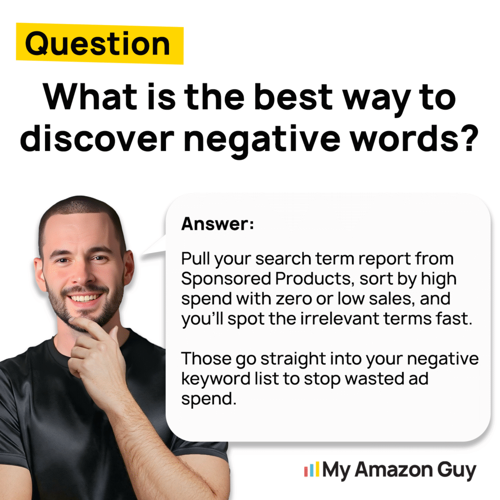 Amazon PPC Automation - What is the best way to discover negative words