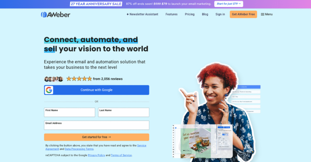 Top Amazon Email Marketing Tools - AWeber