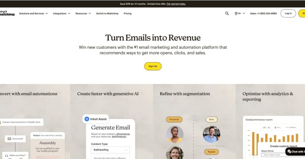 Top Amazon Email Marketing Tools - Mailchimp