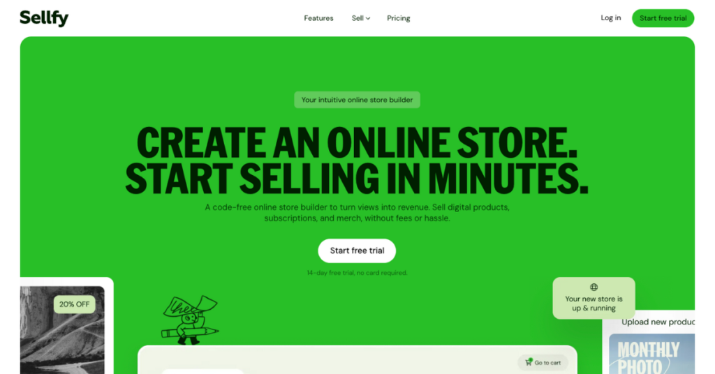 Best E commerce Website Builder Sellfy