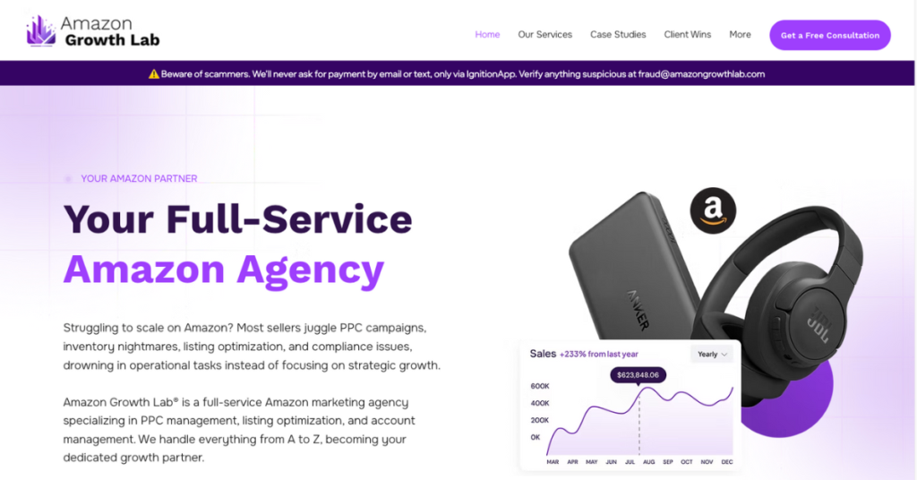 Top Amazon SEO Agencies - Amazon Growth Lab