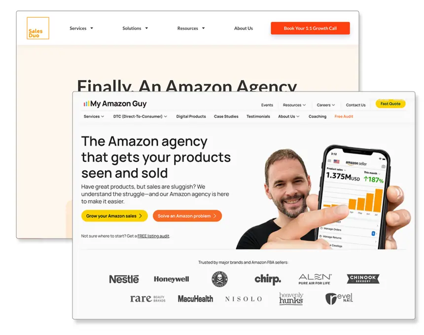 My Amazon Guy vs SalesDuo